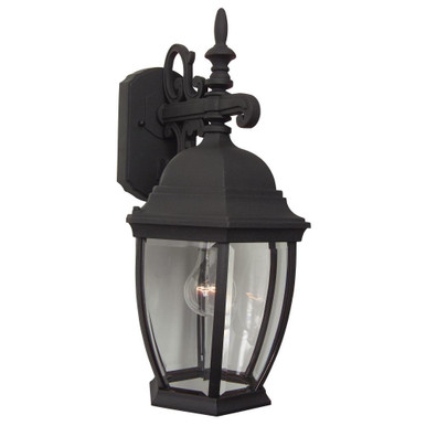Cast Aluminum 1 Light Outdoor Wall Lantern 9.75 Inch Length by Craftmade - Z284-TB