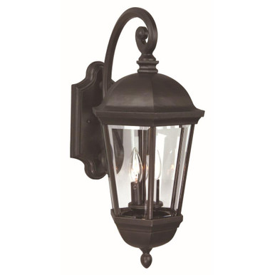 Britannia 3 Light Traditional Outdoor Wall Lantern by Craftmade - Z3014-OBO