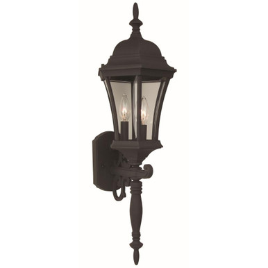Cast Aluminum 3 Light Outdoor Wall Mount by Craftmade - Z340-TB