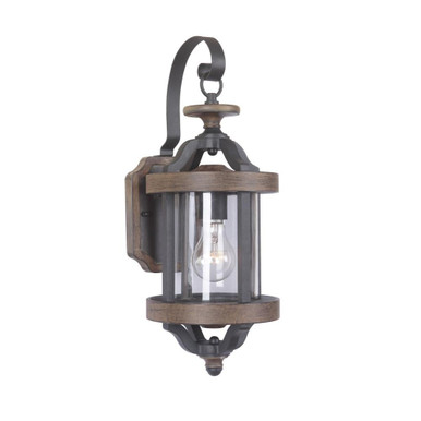 Ashwood 1 Light Small Outdoor Wall Mount by Craftmade - Z7904-TBWB