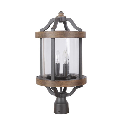 Ashwood 2 Light Outdoor Post Lantern 25.61 x 10.9 Inches by Craftmade - Z7925-TBWB