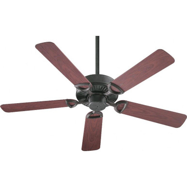 Estate Patio Ceiling Fan 52 inches wide by 13.78 inches high by Quorum - 143525