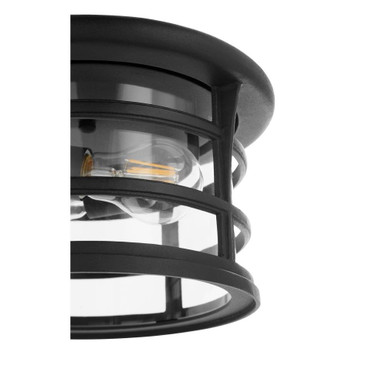 Haley 2 Light 11 Inch Wide Outdoor Flush Mount by Quorum - 318-11-69