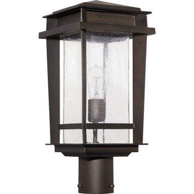 Easton 1 Light Outdoor Post Lantern 8 x 18.5 inches by Quorum  - 7042-1-86
