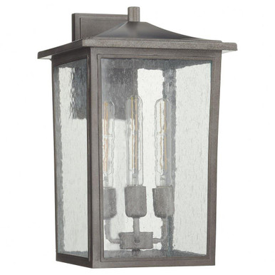 Riverside 3 Light Outdoor Wall Lantern 18 Inch Tall by Quorum - 722-11