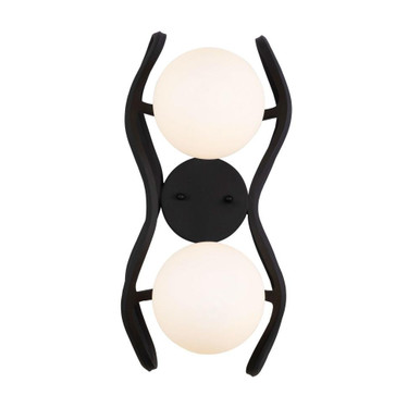 Black Betty 2 Light Wall Sconce by Varaluz - 374W02CBFG