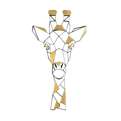 Geometric Animal Kingdom 15.25 Inch Giraffe Wall Art In Modern by Varaluz  - 425WA80