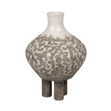 Burri 6 Inch Ceramic Vase In Modern by Varaluz  - 445VA02A