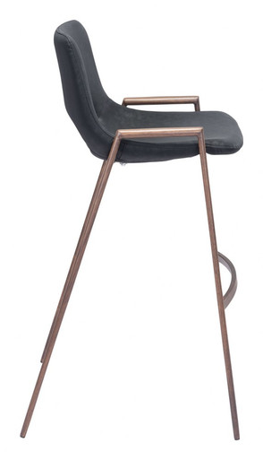 Desi Bar Chair Set 39 Inch Tall and 20.7 Inch Wide by Zuo Modern - 101697