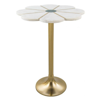 Scallop Side Table 23.5 Inch Tall and 15.7 Inch Wide by Zuo Modern - 101539
