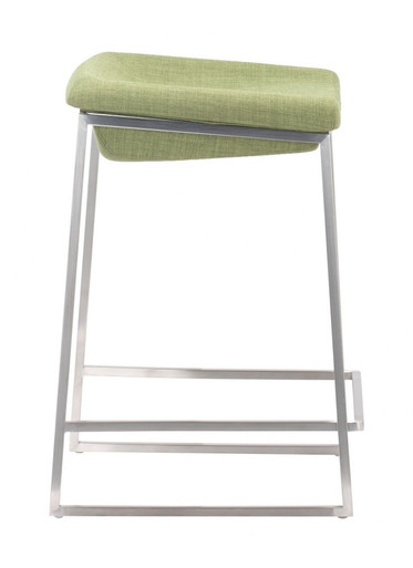 Lids Counter Stool Set 25.6 Inch Tall and 15.7 Inch Wide by Zuo Modern - 300036