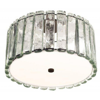 Xylo 4 Light 10 Inch Wide Flush Mount by Stone CL162CRBZCF26 - CL162CRBZCF26