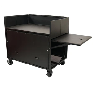 Audio Cart with Flip Up Table