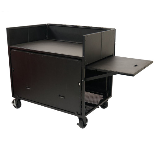 Audio Cart with Flip Up Table