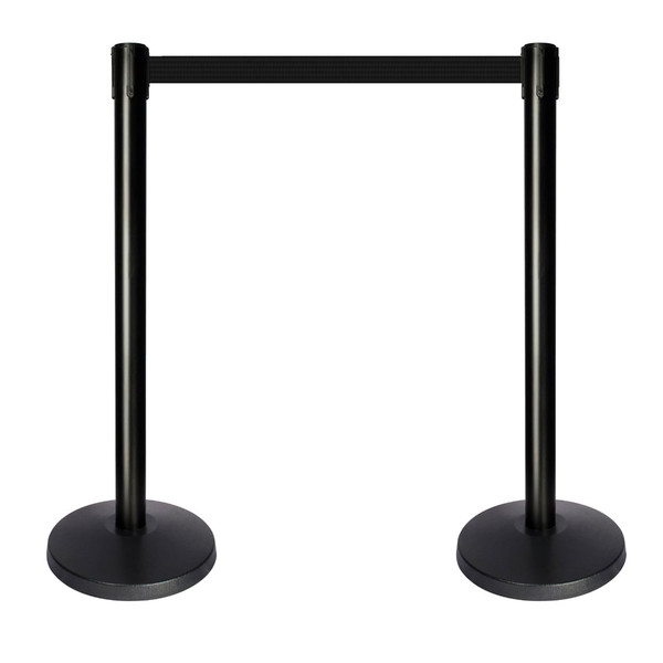 QueueWay Plus Retractable Stanchion (2 Pack)