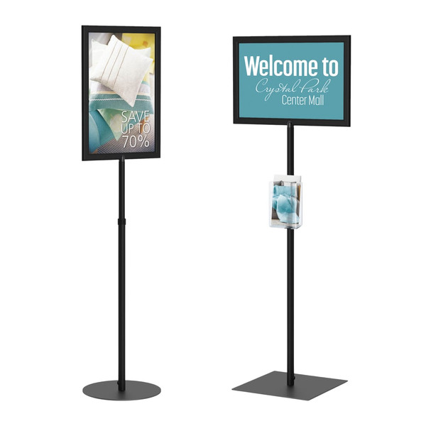 Perfex Pedestal Sign Frame - 11" x 17"