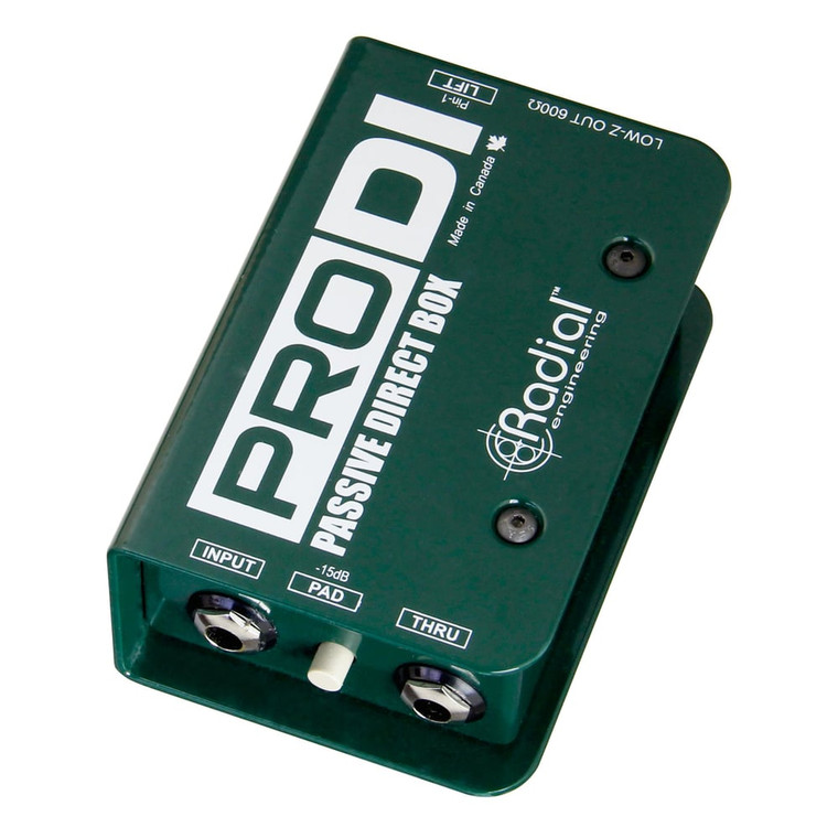 ProDI | Passive DI for high output acoustic, guitar bass & keyboards