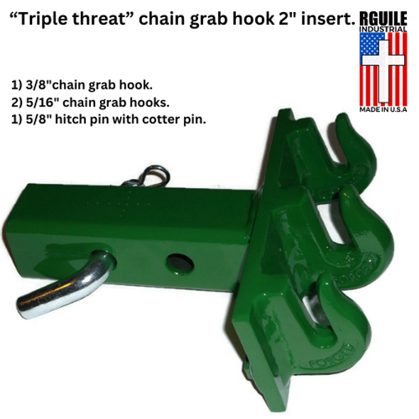 Tripple bucket hook insert (Green)  FREE SHIPPING SALE!