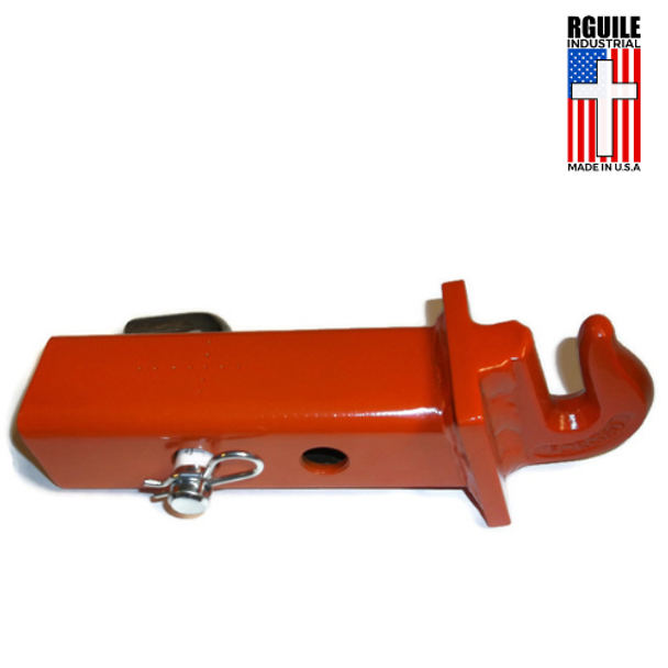 NEW Orange Lift 3/8" grab hook 2" receiver insert made in USA Free Shipping!