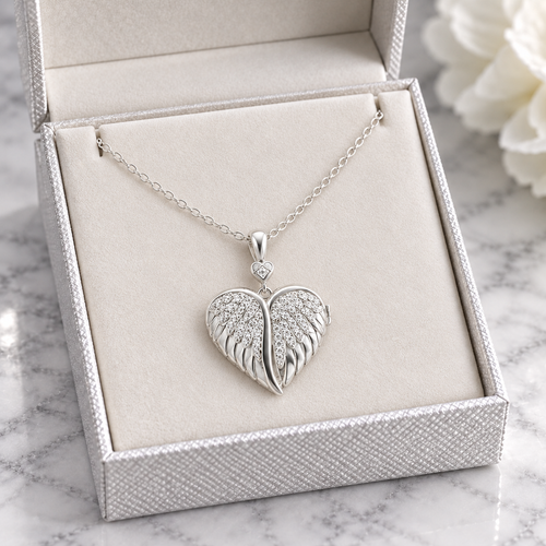 Carla Cremation Ashes Locket Necklace | Memorial Jewellery | Sterling Silver Keepsake