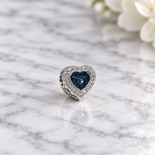 Sofia Cremation  Ashes Charm | Sterling silver | Memorial Charm