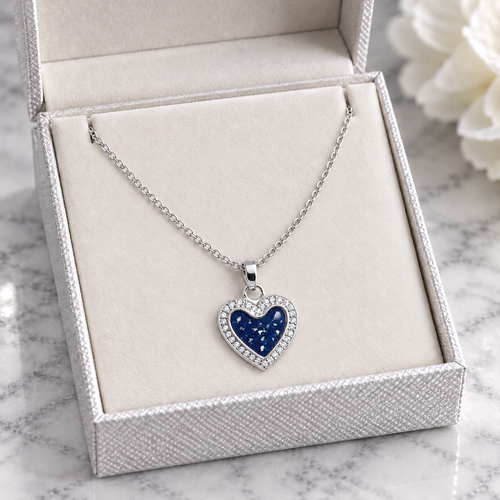 Charlotte Cremation Ashes Necklace | Memorial Jewellery | Sterling Silver | Keepsake