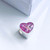 Exquisite heart charm, fits most major bracelet brands and can be made with your loved ones ashes or hair.