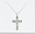 Cross ashes Necklace, ashes to glass, ashes necklace