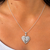 Carla Cremation Ashes Locket Necklace | Memorial Jewellery | Sterling Silver Keepsake