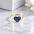 9CT Gold Megan Cremation  Ashes Ring | Gold Jewellery | Memorial