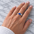 Patricia Ashes Ring| Memorial Jewellery Sterling Silver
