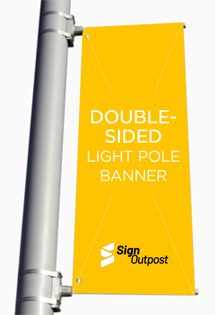 Light Pole Banners Custom Light Pole Banners Sign Outpost