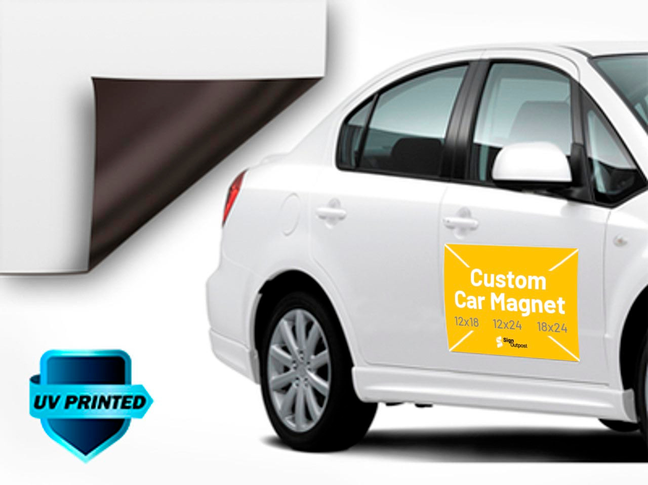 Car Magnet Printing - Premium Car Door Magnets