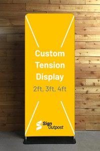 custom tension fabric display in multiple sizes custom tension fabric display in multiple sizes