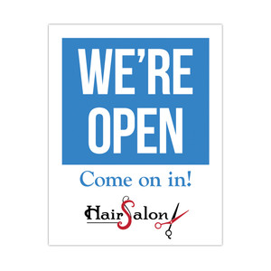 we're open 22x28 poster insert we're open 22x28 poster insert