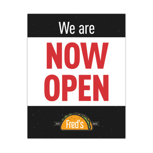 we're open 22x28 poster insert we're open 22x28 poster insert