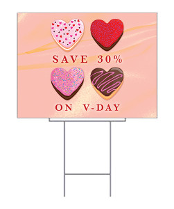 Valentine's Day Yard Sign Valentine's Day Yard Sign