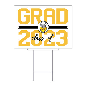 graduation yard sign - uv printed with wire frame graduation yard sign - uv printed with wire frame