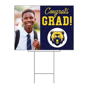 graduation yard sign - uv printed with wire frame graduation yard sign - uv printed with wire frame