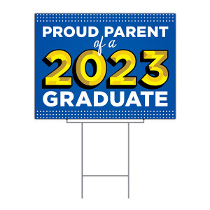 graduation yard sign - uv printed with wire frame graduation yard sign - uv printed with wire frame
