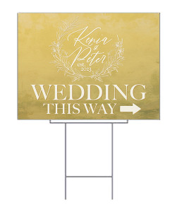 Wedding Yard Sign (YS-WED-009) Wedding Yard Sign (YS-WED-009)