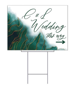 Wedding Yard Sign (YS-WED-012) Wedding Yard Sign (YS-WED-012)