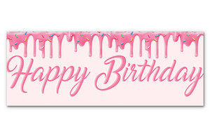 Birthday Vinyl Banner Birthday Vinyl Banner