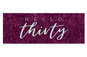 Birthday Vinyl Banner Birthday Vinyl Banner