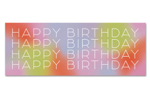 Birthday Vinyl Banner Birthday Vinyl Banner
