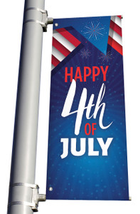 Patriotic Light Pole Banner Patriotic Light Pole Banner