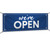 We're Open Vinyl Banner (VB-OPEN-001)