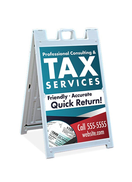 Tax Service Sandwich Sign