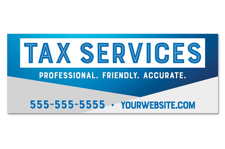 Tax Service Vinyl Banner