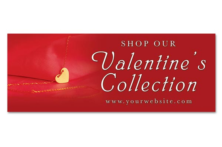 Valentine's Vinyl Banner